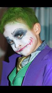 The Joker Kids Facepaint For Halloween Joker Halloween Halloween Halloween Kids