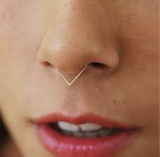 Triangle Septum Piercing Septum Nose Rings Fake Nose Rings Septum Piercing Jewelry