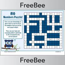 Free printables let students sharpen their math skills by solving simple problems in an engaging learning game called i have, who has? the right worksheets can make learning math fun for young students. Big Numbers Puzzle Home Learning Free Activities For Kids Learning Activities