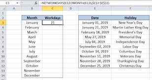 2021 is not a leap year (365 days) days count in june 2021: Excel Formula Workdays Per Month