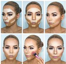 How To Hide A Big Forehead Contour Makeup Corrective Makeup Hairstyles For Big Foreheads