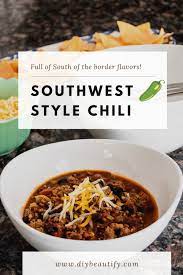 Southwest Style Chili Made With Grass Fed Beef And Organic Ground Turkey Full Of Veggies For Chili Recipes Southwest Chili Recipe Easy Southwest Chili Recipe