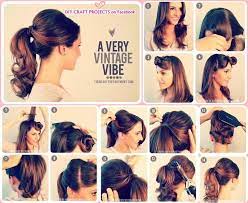 Diy Ponytail Haristyle Hair Styles Vintage Ponytail Ponytail Hairstyles Easy