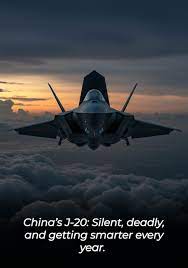 China's J-20: Silent, deadly, and getting smarter every year. Nicknamed the “Mighty Dragon,” the Chengdu J-20 is China's answer to the F-22 and F-35. With stealth design, long-range missiles, and advanced avionics,