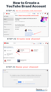 How To Create A Youtube Brand Account Youtube Video Marketing You Youtube