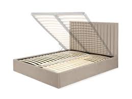 Polsterbett kunstlederbett doppelbett lederbett mit bettkasten led bett artlife®. Bett Mit Bettkasten Sarah Stoff Beige 160x200cm Kaufen