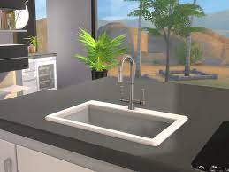 Kitchen sink cream ceramic with stainless steel mixer tap. Ung999 S Black White Kitchen Sink Counter
