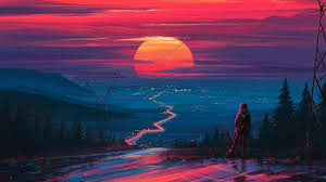 Sunset Horizon Scenery Landscape Art 4k Wallpaper 178 We have a lot of different topics like nature, abstract we present you our collection of desktop wallpaper theme: sunset horizon scenery landscape art 4k