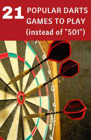These are games that are easy for beginners. Darts Games 21 Popular Dartboard Games You Can Play 8 Dart Finish Darts Game Darts Play Darts
