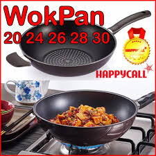 Sehen sie sich unsere umfangreiche auswahl an und bestellen sie jetzt online! Happycall Diamond Coating Wok Pan 30cm Pearl Chocolate Intl Singapore