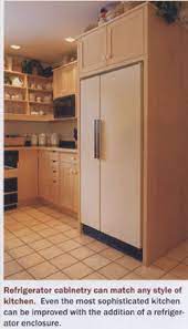 Stainless steel shower enclosures and pans. Hide That Ugly Refrigerator