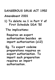 Drug enforcement officer means a drug enforcement officer appointed under section 3 of this act; Pharmacy Jurispudence Azman Yahya Principal Assist Director Pharmaceutical
