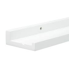 White Ledge Wall Shelves The Container Store