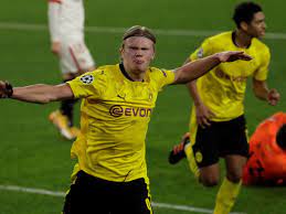 He's still only 20 erling haaland got a yellow card for taunting the sevilla keeper after scoring a penalty against him ???? Erling Haaland Goal Video Dortmund Star Shines Vs Sevilla Sports Illustrated