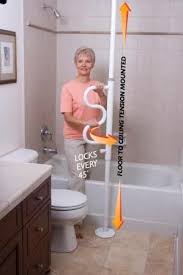 Security Pole Grab Bar Standing Aid Grab Bars Bathroom Safety Handicap Bathroom