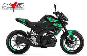 The refresh brings it in line with the rest of. Foliendesign Yamaha Mt125 Bj 2020 21 Mint Blue Nice Bikes Handler Shop
