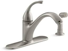 • meets calgreen requirements for kitchen faucets codes/standards applicable speciﬁed model meets or exceeds the following: Kohler Forte Single Handle Kitchen Faucet In Vibrant Brushed Nickel 10412 Bn Ferguson