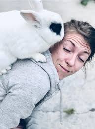 Our son gives me cards constantly of drawings of "Harley come home". He  misses Harley dearly ❤️. We miss giving her her belly rubs! Happy Easter to  our cute bunny 🐰