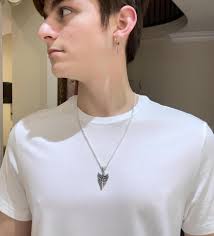 Dagger Dragon Necklace, Sword Necklace, Dragon Necklace, Sterling Silver  Dragon & Sword, Silver Dragon Necklace, Mens Necklace, Choosechain