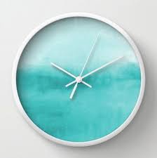 See more ideas about turquoise wall art, turquoise, pink flamingos. Wall Clock Abstract Turquoise Aqua Teal Print Modern Wall Decor Contemporary Home Decor Abstract Art Contemporary Home Decor Teal Wall Clocks Turquoise Walls