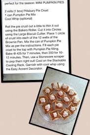Mini Pumpkin Pies Using The Pampered Chef Brownie Pan Pampered Chef Brownie Pan Pampered Chef Recipes Pampered Chef Brownie Pan Recipes
