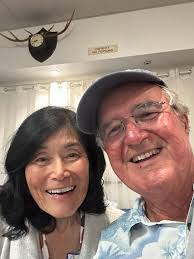 My husband John long ago in February of 1965