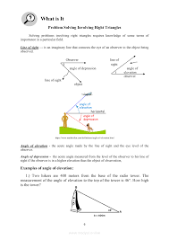 Check spelling or type a new query. Mathematics Quarter 4 Module 4 Application Of Trigonometric Ratios Involving Right Triangles Grade 9 Modules