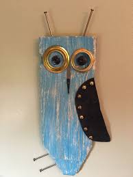 Franklin The Junk Owl Owl Decor Owl Crafts Wood Owls