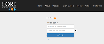 Corehighered Com Login Elms Php Login Into Your Core Elms