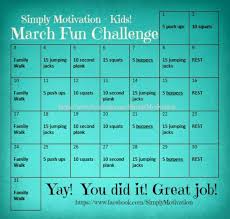 Family Fitness Challenge What A Great Idea Family Fitness Challenge Family Fitness Workout Challenge