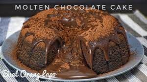 2 sudu besar serbuk koko. Molten Chocolate Cake Chocolate Cake Lava Kek Coklat Lava Viral Youtube