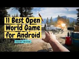11 Best Open World Games For Android In 2020 Techy Nickk Youtube In 2020 Games World Android