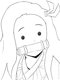 Demon slayer coloring pages are a fun way for kids of all ages, adults to develop creativity, concentration, fine motor skills, and color recognition. Nezuko From Demon Slayer Coloring Pages In 2021 Anime Lineart Cartoon Art Styles Coloring Pages