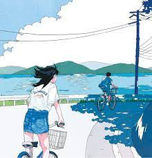 ピースはここにある calpis peaceful days ピースはここにある カルピス アニメのカップル summer イラスト キュートなアート