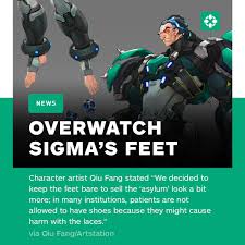 Ign On Twitter Overwatch Fans Were Unsure Why The New Hero Sigma Is Fully Armored But Has Bare Feet A Blizzard Character Artist Explained Why Https T Co Bqtl3rjkfj Sigma's song what is that melody! fully armored but has bare feet