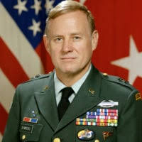 Mrs. Vicki Cody, wife of US Army (USA) Major General (MGEN) Richard A.  Cody, Commander, 101st Airborne Division (Air Assault), gives First Lady,  Mrs. Laura Bush, tips