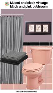 Love this bathroom and can't wait to see the finished product!replycancel. 16 Designs To Decorate A Pink And Black Bathroom