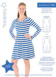 Check out our knit dress pattern selection for the very best in unique or custom, handmade pieces from our шитье shops. 70044 Raglan Knit Dress Paper Pattern Minikrea