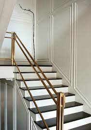 Simple iron railing designs stairs kitchen. 47 Stair Railing Ideas Interior Stair Rails Decoholic