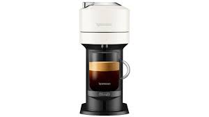 Offering freshly brewed coffee with crema as well as delicious, authentic espresso, the vertuo plus machine conveniently makes five cup sizes, the larger 414ml full brew alto, 230ml mug, 150ml gran lungo 80ml double espresso, and 40ml espresso, all at the touch of a button. Buy Nespresso Vertuo Next Solo Capsule Coffee Machine By Delonghi White Harvey Norman Au