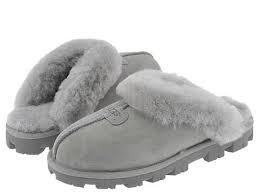 Ugg Coquette Womens Sheepskin Slippers Grey Ugg Slippers Ugg Boots Grey Ugg Slippers