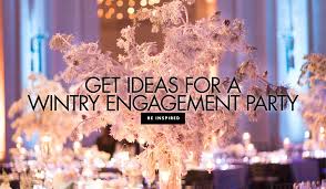 Winter wonderland balloon fountain $140.39 usd. How To Throw The Perfect Winter Engagement Party