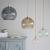 Ribbed Glass Pendant Light