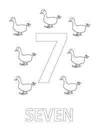 Each printable highlights a word that starts. Numbers Coloring Page Number Seven Coloring Page All Kids Network