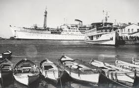 Mv Akdeniz Cruise Ship Turkish Maritime Lines Pasaport Dock Izmir Turkey Izmir Cruise Ship Passenger Ship