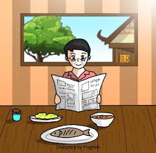 Viral cerita sedih layangan putus kisah ibu hidupi 4 anak. Terbagus 30 Gambar Kartun Membaca Koran Tangan Dicat Lelaki Meja Makanan Membaca Koran Unsur Unsur Download Pria Geometris Kar Gambar Kartun Kartun Gambar