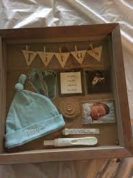 Shadow Box Frames Diy Shadow Box Ideas Diy Shadow Box Frame Travel Shadow Box Newborn Shadow Box Diy Baby Stuff Baby Shadow Box