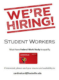 We did not find results for: Uofl Cardinal Card On Twitter We Re Hiring Work Study Students For The Spring 2018 Semester Send Your Resume And Schedule To Cardinalcard Louisville Edu To Apply Gocards Https T Co Uhut7s0zhu