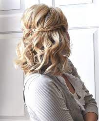 To finish off, slightly curl the ends. 40 Diverse Homecoming Hairstyles For Short Medium And Long Hair How To Curl Short Hair Long Hair Styles Curled Hairstyles