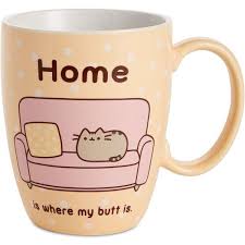 Department 56 Pusheen Mug 67525 Pyg Liked On Polyvore Featuring Home Kitchen Dining Drinkware Yellow Department 56 Kitty M In 2020 Mugs Yellow Mugs Tea Mugs